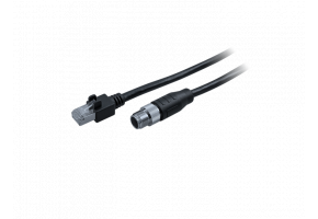 Cable GigE M12X/RJ45, STP 10.0m, flex - Cables