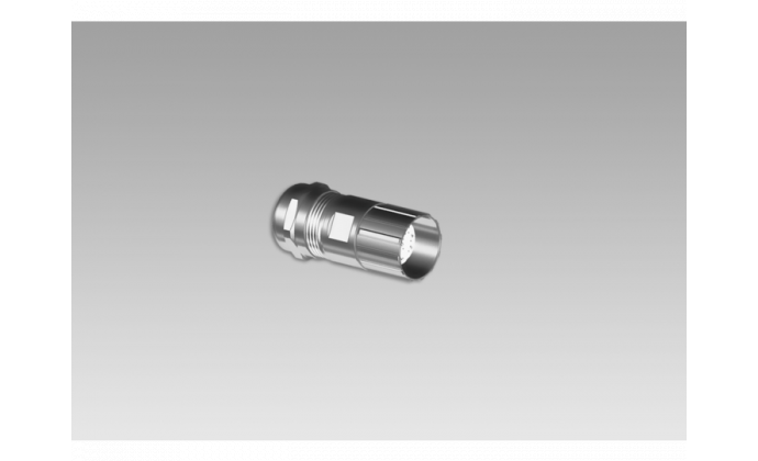 Mating connector M23, solder version, 12-pin, CCW - Cables / connectors