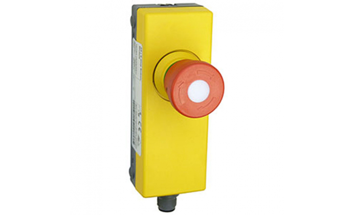 BW2529 - E-STOP Button Module, lighted (red/green), retaining clip