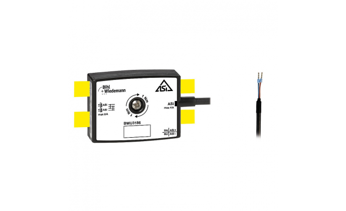 BW3186 - Passive Distributor ASi to 1 x round cable/connecting wires, depth 19 mm, IP67