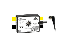 BW3246 - Passive Distributor ASi/AUX to 1 x M12 cable socket, angled, 5 poles, depth 19 mm, IP67