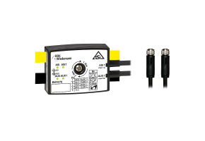 BW3276 - Passive Distributor ASi/AUX to 1 x M8 cable socket, straight, 5 poles and 1 x M8 cable socket, straight, 4 poles, depth 19 mm, IP67