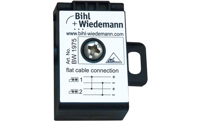 BWU1975 - Passive Distributor ASi, profile cable branch, depth 19 mm, IP67