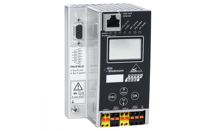 BWU2545 - ASi-3 PROFIBUS Gateway in Stainless Steel, 2 masters