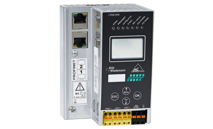 BWU2919 - 24 Volt ASi-3 PROFINET Gateway in Stainless Steel, 1 master