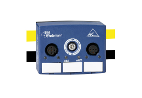 BWU3184 - Passive Distributor ASi/AUX to 2 x M12 sockets, 5 poles, depth 35 mm, IP67