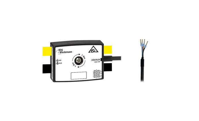 BWU3314 - Passive Distributor ASi/AUX to 1 x round cable/connecting wires, depth 19 mm, IP67