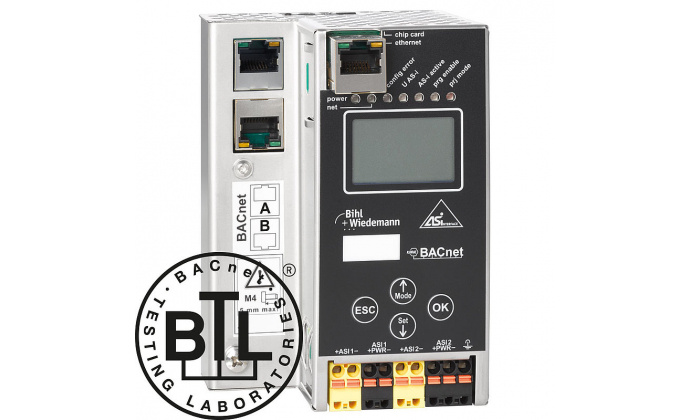 BWU3356 - ASi-3 BACnet/IP Gateway in Stainless Steel, 2 masters