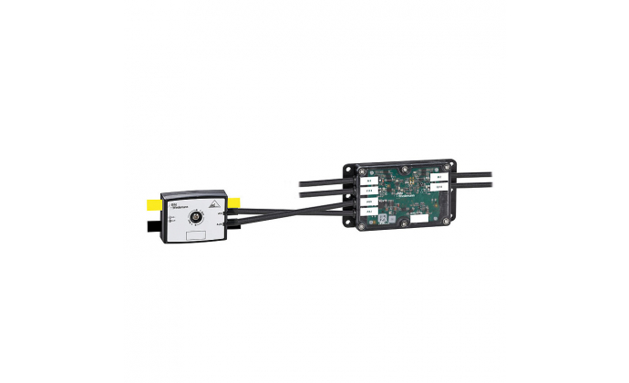 BWU3679 - Cable Duct ASi Motor Module, IP54, M8 and M12 for 24V motorized rollers, 4I/4O/2AO