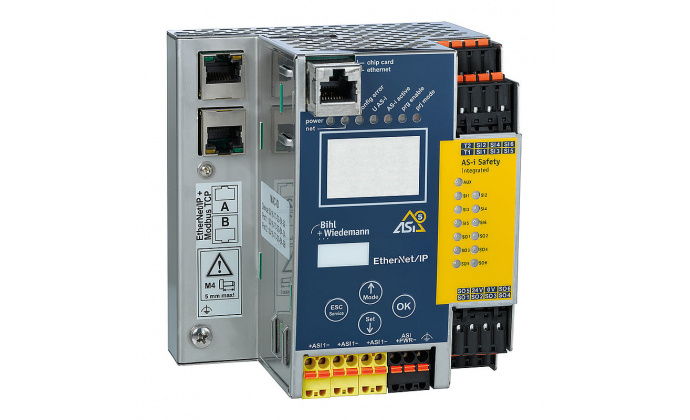 BWU3866 - ASi-5/ASi-3 EtherNet/IP + ModbusTCP Gateway with integrated Safety Monitor, 1 ASi-5/ASi-3 master