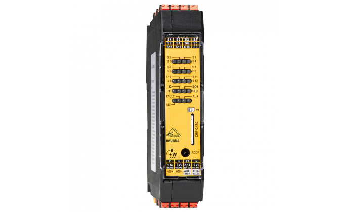 BWU3883 - ASi Safety I/O Module, IP20, 6SI/2SO/2EDM