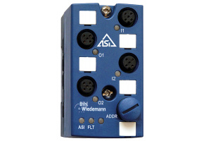 BWU4401 - ASi Digital I/O Module, IP67, M12, 2I/2O