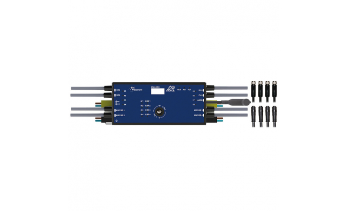 BWU4893 - ASi-5 Cable Duct Motor Module, IP54, M8 for 24 V motorized rollers, 4M/8I