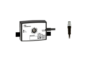 BWU4922 - Passive Distributor AUX, 1 x M12 cable plug, straight, 4 poles, to 1 x AUX profile cable, depth 19 mm, IP67