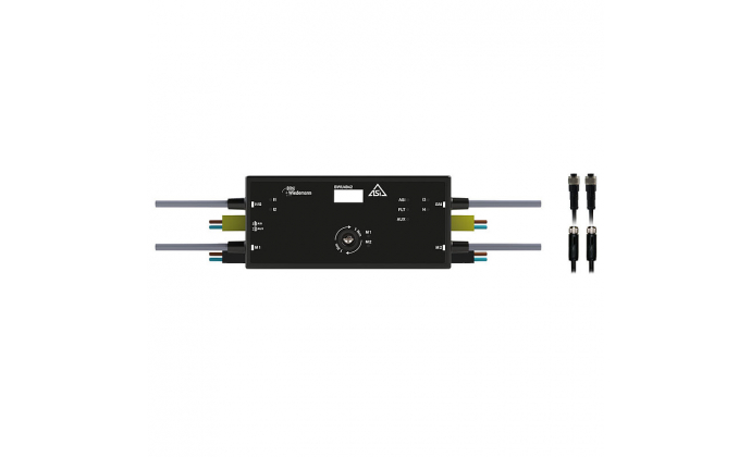 BWU4942 - ASi Cable Duct Motor Module, IP54, M8 and M12 for 24V motorized rollers, 2M/4I