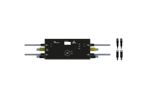 BWU4942 - ASi Cable Duct Motor Module, IP54, M8 and M12 for 24V motorized rollers, 2M/4I