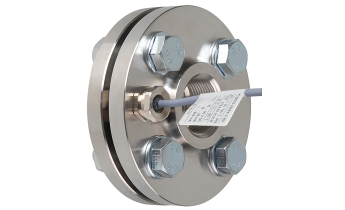 Flange with limit switch